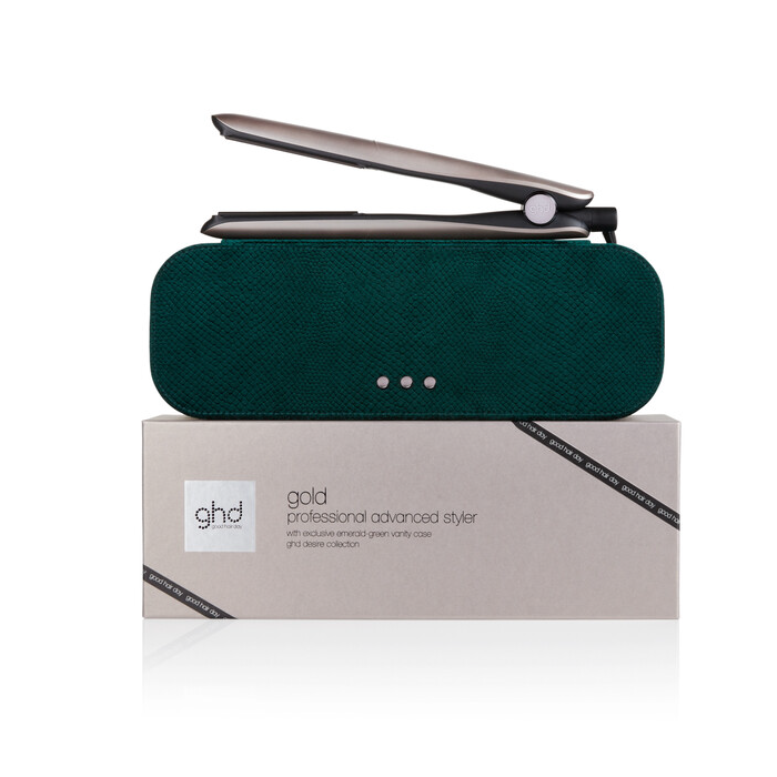 GHD GOLD STYLER (PEWTER) Christmas giftset